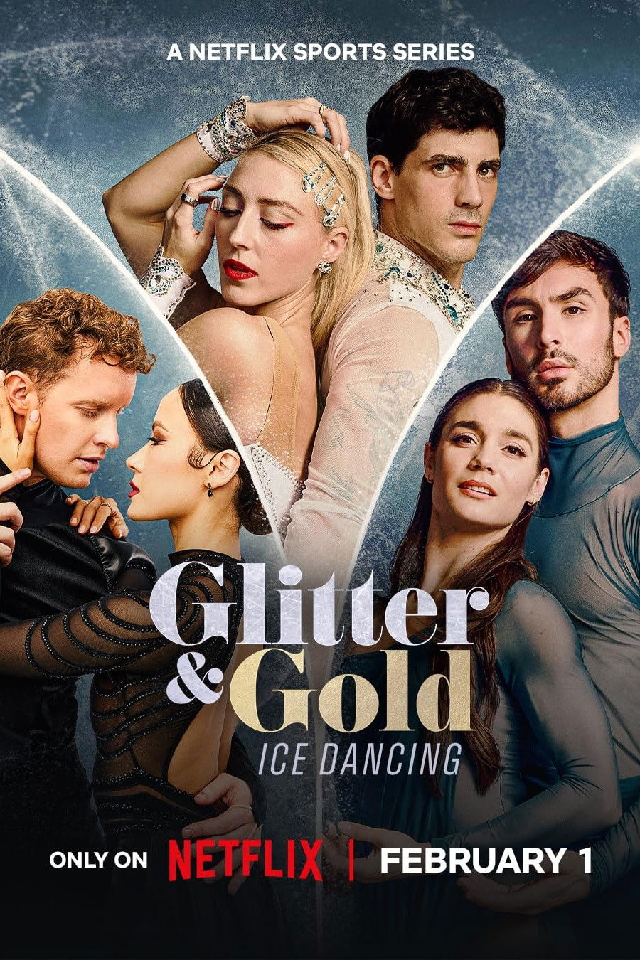 Brillantina y oro: Danza sobre hielo